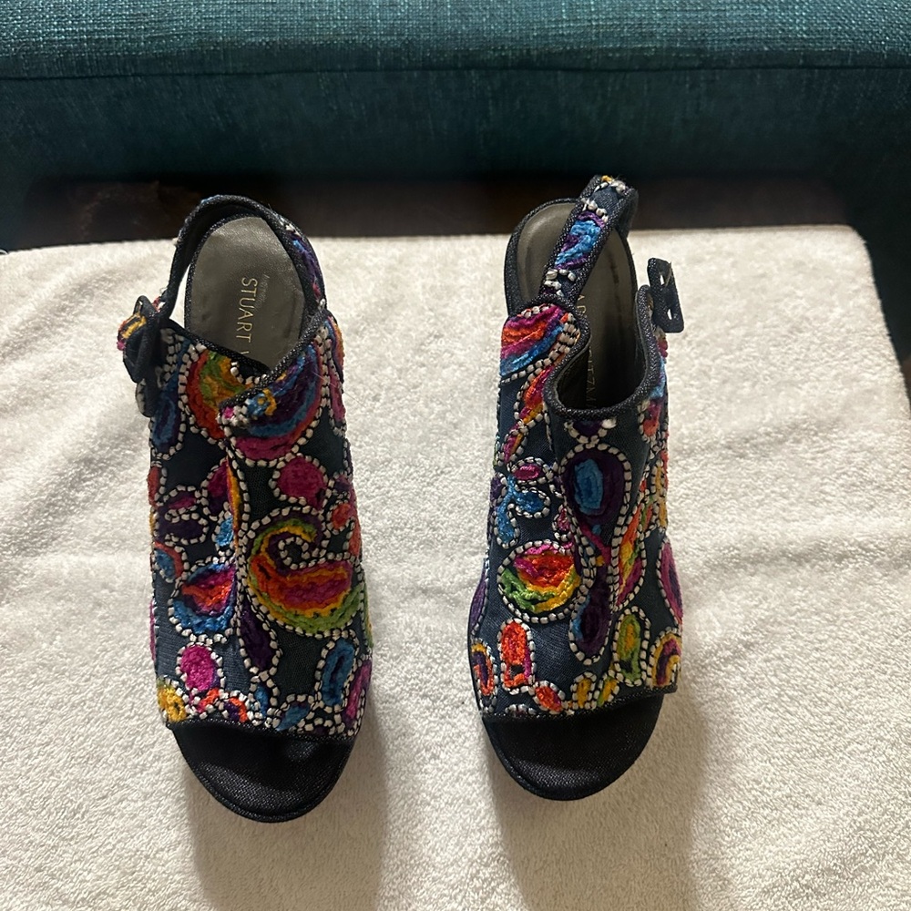 Stuart Weitzman Platform Sandals. - image 5